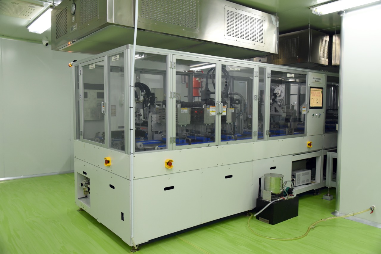 Automated blood collection tube production line